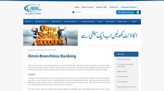 
                            2. Omni - Branchless Banking - UBL