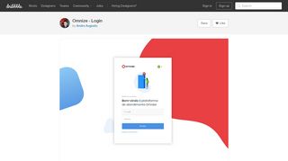 
                            4. Omnize - Login by Andre Augusto on Dribbble