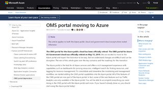 
                            6. OMS portal moving to Azure | Microsoft Docs