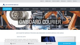
                            9. On Board Courier - OBC | Canada | Air Charter Service