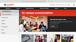 
                            1. On-campus accommodation - La Trobe University