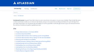 
                            4. On Demand Courses - Atlassian Training