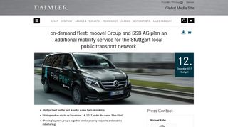 
                            11. on-demand fleet: moovel Group and SSB AG plan an ...