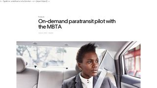 
                            4. On-demand paratransit pilot with the MBTA | Uber Blog
