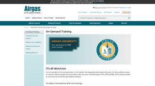 
                            11. On-Demand Training with Airgas University | Airgas