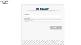 
                            9. On Line Application - Allegiance Staffing