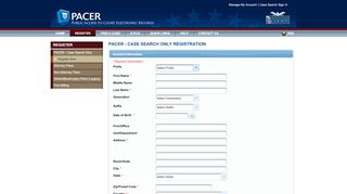 
                            5. On-Line Registration - PACER
