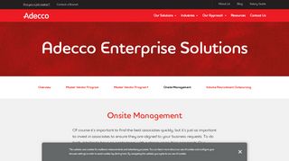 
                            7. On-Site Management Solutions | Adecco - adeccousa.com