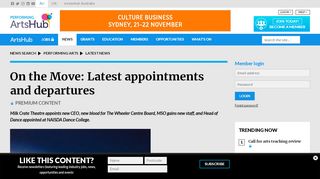 
                            8. On the Move: Latest appointments and departures | ArtsHub ...