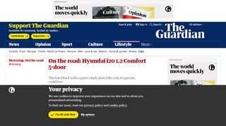 
                            4. On the road: Hyundai i20 1.2 Comfort 5-door | Technology ...