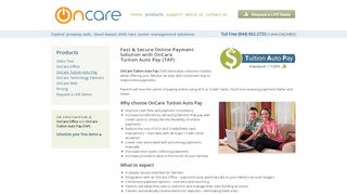 
                            7. OnCare Tuition Auto Pay | OnCare