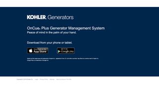 
                            1. OnCue ® Plus Generator Management System