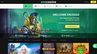 
                            7. One Casino - No. 1 in Slots, Live dealers and Casino games