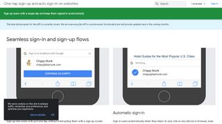 
                            9. One-tap sign-up and auto sign-in on websites | Google ...