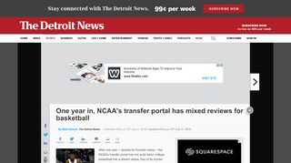 
                            9. One year in, NCAA's transfer portal has mixed reviews for basketball