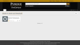 
                            3. OneCampus | clock-in clock-out timeclock - One Purdue