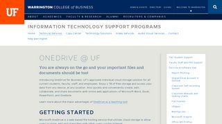 
                            1. OneDrive @ UF | IT Support Programs | UF Warrington