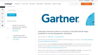 
                            1. OneLogin Continues to Rise in the 2018 Gartner MQ