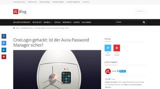 
                            5. OneLogin gehackt: Ist der Avira Password Manager sicher ...