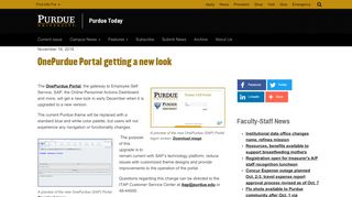 
                            2. OnePurdue Portal getting a new look - Purdue University News
