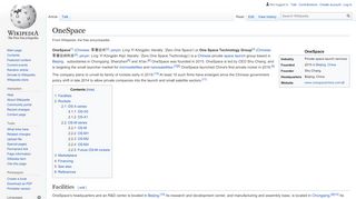 
                            8. OneSpace - Wikipedia