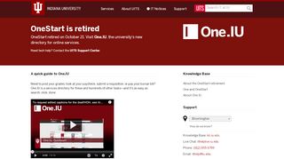 
                            7. OneStart is retired | University Information …