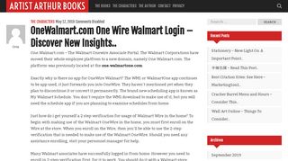 
                            6. OneWalmart.com One Wire Walmart Login - Discover New ...