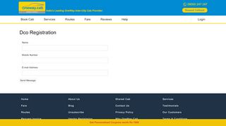 
                            6. Oneway.Cab Partner Registration | Lowest Price Car Rental