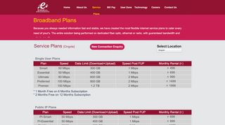 
                            8. Ongole - Service Plans - ExcellBroadband.com