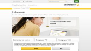 
                            2. Online Access - Commerzbank