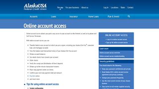 
                            1. Online account access - Alaska USA Federal Credit …