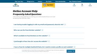 
                            8. Online Account Help | SeaWorld San Diego