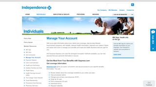 
                            3. Online Account Management | Member Resources | Independence ...