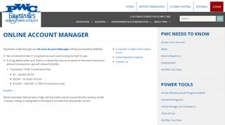 
                            2. Online Account Manager | FAYPWC.COM : FAYPWC.COM
