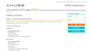 
                            2. Online Accounts | Chubb Agribusiness