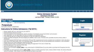 
                            5. Online Admissions System