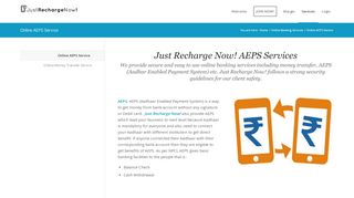 
                            5. Online AEPS Service | Just Recharge Now!