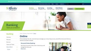 
                            5. Online - Affinity Credit Union