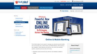 
                            2. Online and Mobile Banking :: First United Bank