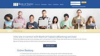 
                            2. Online and Mobile Banking Services :: Bank of Yazoo :: Bank ...