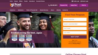 
                            11. Online and On Campus Degrees | Post University