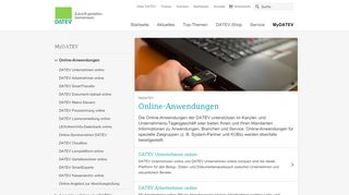 
                            2. Online-Anwendungen - datev.de