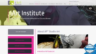 
                            5. Online AP Courses | AP Studio Art - iArt Institute