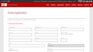 
                            4. Online Application | American Career College