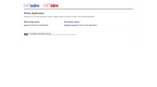 
                            6. Online Application - MIT SDM