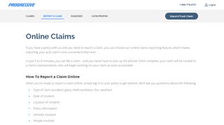 
                            2. Online Auto Claims: Report Your Claim Online at Progressive ...