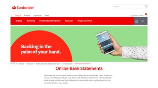 
                            1. Online Bank Statement - Santander Bank