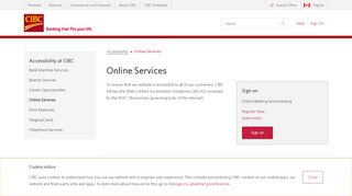 
                            6. Online Banking Accessibility | CIBC