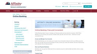 
                            1. Online Banking: Affinity Federal Credit Union