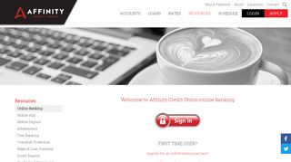 
                            9. Online Banking | Affinity